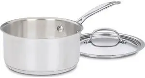 719-18 Chef's Classic Stainless 2-Quart Saucepan with Cover 719-18 Chef's Classic Stainless 2-Quart Saucepan with Cover
