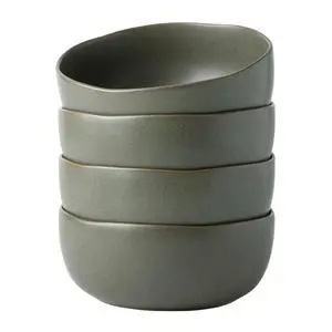 Stoneware Cereal Bowls for Kitchen, 28oz Large Ceramic Soup Bowls Set of 4 for Meal,Snacks,Soup, Oven, Microwave&Dishwasher safe Kitchen Bowls with Wavy Rim, Reactive Glaze Matte Stoneware Cereal Bowls for Kitchen, 28oz Large Ceramic Soup Bowls Set of 4 for Meal,Snacks,Soup, Oven, Microwave&Dishwasher safe Kitchen Bowls with Wavy Rim, Reactive Glaze Matte