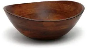 294 Cherry Finished Wavy Rim Serving Bowl for Fruits or Salads, Matte, Large, 13" x 12.5" x 5", Single Bowl 294 Cherry Finished Wavy Rim Serving Bowl for Fruits or Salads, Matte, Large, 13" x 12.5" x 5", Single Bowl
