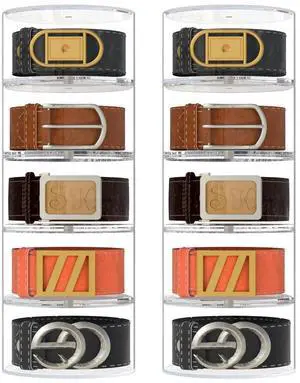 Belt Organizer, Acrylic 10 Layers Belt Case Storage Holder and Display for Accessories like Jewelry,Watch,Bracelets Belt Organizer, Acrylic 10 Layers Belt Case Storage Holder and Display for Accessories like Jewelry,Watch,Bracelets