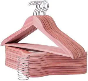 Cedar Hangers 30 Pack, American Red Cedar Wood Suit Hangers with 360° Swivel Hook, Smooth Surface Slim Cedar Wood Coat Hangers, Great for Refresh Closet Cedar Hangers 30 Pack, American Red Cedar Wood Suit Hangers with 360° Swivel Hook, Smooth Surface Slim Cedar Wood Coat Hangers, Great for Refresh Closet