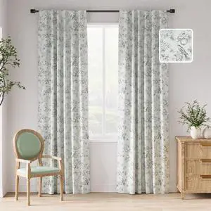 95% Blackout Floral Curtains 84 Inches Long, Printed Flower Sage Green Blackout Curtain for Bedroom Rod Pocket Back Tab Blackout Curtains Thermal Insulated Window Drapes, 2 Panels 95% Blackout Floral Curtains 84 Inches Long, Printed Flower Sage Green Blackout Curtain for Bedroom Rod Pocket Back Tab Blackout Curtains Thermal Insulated Window Drapes, 2 Panels