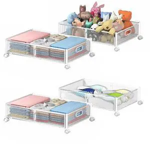 Under Bed Storage Containers, Under Bed Shoe Storage With Wheels, Foldable Bedroom Storage Organization with Handles, Under Bed Storage Bins Drawer For Clothes, Blankets And Shoes, Bedding Under Bed Storage Containers, Under Bed Shoe Storage With Wheels, Foldable Bedroom Storage Organization with Handles, Under Bed Storage Bins Drawer For Clothes, Blankets And Shoes, Bedding