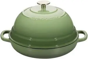 Enameled Cast Iron Dutch Oven Pot with Lid, Round Bread Oven for Homemade Sourdough Bread Baking, 6 Quart, Pistachio Green Enameled Cast Iron Dutch Oven Pot with Lid, Round Bread Oven for Homemade Sourdough Bread Baking, 6 Quart, Pistachio Green