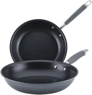 Advanced Home Frying Pan Set, Hard-Anodized Nonstick Frying Pans, 2-Piece, Moonstone Advanced Home Frying Pan Set, Hard-Anodized Nonstick Frying Pans, 2-Piece, Moonstone