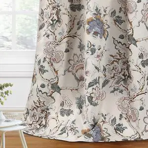 Blackout Curtains 96 Inch Length 2 Panels Set Floral Print Curtain Drapes for Living Room Thermal Insulated Grommet Window Curtains for Bedroom - Traditional Floral in Sage and Brown Blackout Curtains 96 Inch Length 2 Panels Set Floral Print Curtain Drapes for Living Room Thermal Insulated Grommet Window Curtains for Bedroom - Traditional Floral in Sage and Brown