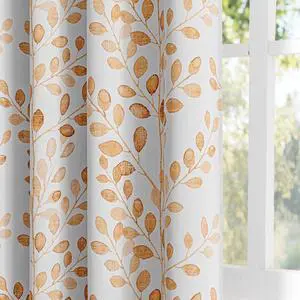 Curtains 95 inch Long for Living Room Patio Dining Room Thermal Insulated Darkening Soft Curtains Leaf Pattern Grommet Drapes for Home, 52''W x 95''L in, Taupe, 2 Panels Curtains 95 inch Long for Living Room Patio Dining Room Thermal Insulated Darkening Soft Curtains Leaf Pattern Grommet Drapes for Home, 52''W x 95''L in, Taupe, 2 Panels