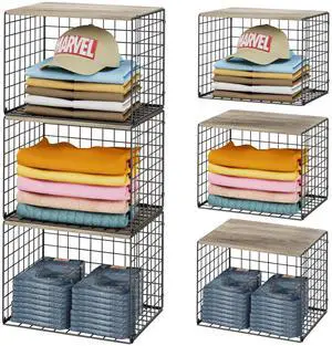 Widened & Heightened Closet Organizers And Storage Shelves With Top Board, Set of 3 Stackable Closet Shelf Organizer Storage Bin Basket For Clothes Sweaters,Space-saving, Sturdy,Wider Higher Size Widened & Heightened Closet Organizers And Storage Shelves With Top Board, Set of 3 Stackable Closet Shelf Organizer Storage Bin Basket For Clothes Sweaters,Space-saving, Sturdy,Wider Higher Size