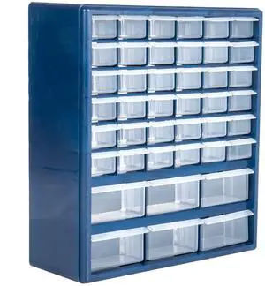 Plastic Storage Drawers 42 Compartment Organizer Desktop or Wall Mount Container for Hardware, Parts, Crafts, Beads, 10 Targets Plastic Storage Drawers 42 Compartment Organizer Desktop or Wall Mount Container for Hardware, Parts, Crafts, Beads, 10 Targets