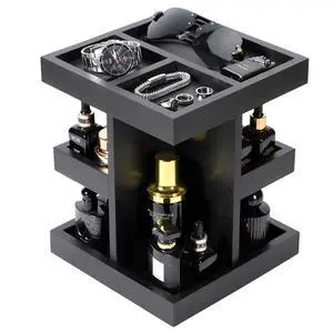 Cologne Organizer for Men,Cologne Stand,3 Tier Wooden Perfume Shelf with Rotate,Desk Organizer,Gift for Dad From Wife,Husband Boyfriend Birthday Gift Ideas,Gifts for Men Cologne Organizer for Men,Cologne Stand,3 Tier Wooden Perfume Shelf with Rotate,Desk Organizer,Gift for Dad From Wife,Husband Boyfriend Birthday Gift Ideas,Gifts for Men