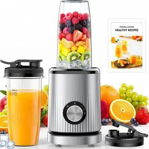 Smoothie Blender Personal Blender for Shakes and Smoothies with 2 * 24oz To-Go Cups, Single Serve Smoothie Maker for Juices, Baby Food, Nutritious Recipe, Upgraded Version Smoothie Blender Personal Blender for Shakes and Smoothies with 2 * 24oz To-Go Cups, Single Serve Smoothie Maker for Juices, Baby Food, Nutritious Recipe, Upgraded Version