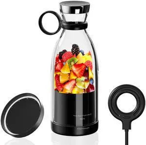 Portable Blender for Shakes and Smoothies with 11.83 Oz Travel Cup and Lid,Durable Stainless Steel Blades for Juice Blending Performance, Black Portable Blender for Shakes and Smoothies with 11.83 Oz Travel Cup and Lid,Durable Stainless Steel Blades for Juice Blending Performance, Black