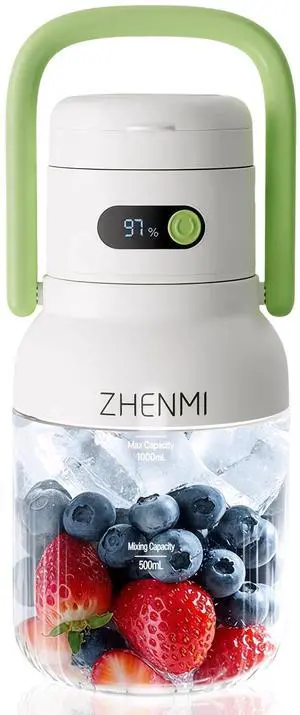 Portable Blender, Personal Blender for Smoothies & Shakes, Cordless, 33oz BPA-Free Vessel, 18000RPM Motor, Leakproof Lid with Sip Spout, USB-C Rechargeable, Easy-to-Clean Parts (Green) Portable Blender, Personal Blender for Smoothies & Shakes, Cordless, 33oz BPA-Free Vessel, 18000RPM Motor, Leakproof Lid with Sip Spout, USB-C Rechargeable, Easy-to-Clean Parts (Green)