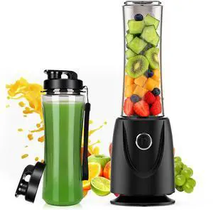500W Personal Blender for Smoothies, Milkshakes and Juices with 4-Fin Blades, 17oz BPA-Free Tritan Portable Cup, Powerful Single-Serve Kitchen Blender 500W Personal Blender for Smoothies, Milkshakes and Juices with 4-Fin Blades, 17oz BPA-Free Tritan Portable Cup, Powerful Single-Serve Kitchen Blender