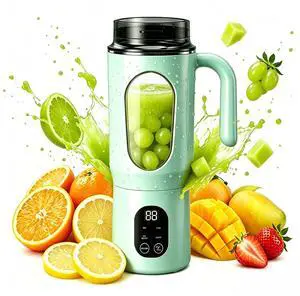 Portable Blender 20oz Personal Electric Juicer Cup with 12 Blades Auto CleaningRechargeable Travel Blender for Smoothies, Shakes, Salsa, Ice Crushing & Frozen Drinks,with Lid for Direct Drinking Portable Blender 20oz Personal Electric Juicer Cup with 12 Blades Auto CleaningRechargeable Travel Blender for Smoothies, Shakes, Salsa, Ice Crushing & Frozen Drinks,with Lid for Direct Drinking