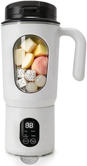 Portable Blender for Smoothies, 580ML USB-C Rechargeable Juicer Cup (White) Portable Blender for Smoothies, 580ML USB-C Rechargeable Juicer Cup (White)