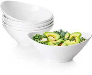 7 Inch Salad Bowls Set of 6, 18 oz Large Soup Bowls Microwave & Dishwasher Safe, for Pasta, Snacks, White 7 Inch Salad Bowls Set of 6, 18 oz Large Soup Bowls Microwave & Dishwasher Safe, for Pasta, Snacks, White