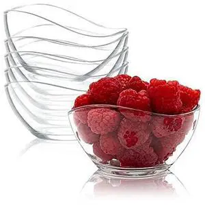 Dessert Bowls, Set of 6 Small Glass Bowls, 10 Ounce Ice Cream Bowl, Small Candy or Snack Bowls, Small Salad Bowl, Kitchen Prep Bowl, Microwave Safe, Dishwasher Safe Dessert Bowls, Set of 6 Small Glass Bowls, 10 Ounce Ice Cream Bowl, Small Candy or Snack Bowls, Small Salad Bowl, Kitchen Prep Bowl, Microwave Safe, Dishwasher Safe