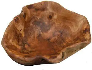 Creative Wood Bowl Root Carved Bowl Handmade Natural Real Wood Candy Serving Bowl (12"-14") Creative Wood Bowl Root Carved Bowl Handmade Natural Real Wood Candy Serving Bowl (12"-14")