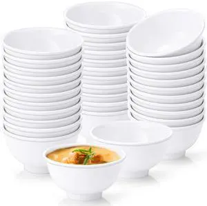 36 Pcs Bowls Set Unbreakable Dessert Soup Salad Bowls for Pasta Cereal Soup Dishwasher Safe (10 oz,White) 36 Pcs Bowls Set Unbreakable Dessert Soup Salad Bowls for Pasta Cereal Soup Dishwasher Safe (10 oz,White)