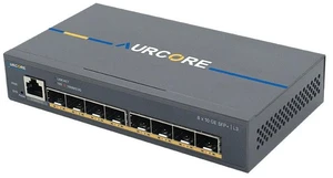 AurCore AES4202 8-Port 10G SFP+ L3 Managed Fiber Switch, Layer 3 Routing, VLAN QoS ACL, 3-Year Warranty AurCore AES4202 8-Port 10G SFP+ L3 Managed Fiber Switch, Layer 3 Routing, VLAN QoS ACL, 3-Year Warranty
