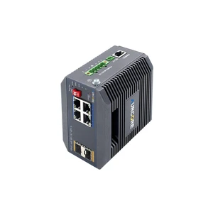 AurCore AIS2001P 4-Port Gigabit PoE+ DIN-Rail Industrial Switch, Layer 2+ Managed, Wide Temperature Range, for IP Cameras, VLAN QoS ACL, 3-Year Warranty AurCore AIS2001P 4-Port Gigabit PoE+ DIN-Rail Industrial Switch, Layer 2+ Managed, Wide Temperature Range, for IP Cameras, VLAN QoS ACL, 3-Year Warranty