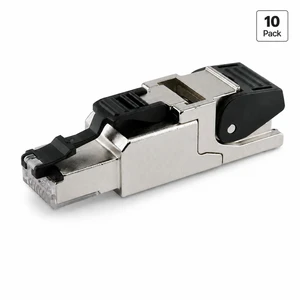 Cat6A RJ45 Field Termination Plug T568A AWG24-22 Telegärtner 100023037 MFP8 Pack of 10 Cat6A RJ45 Field Termination Plug T568A AWG24-22 Telegärtner 100023037 MFP8 Pack of 10