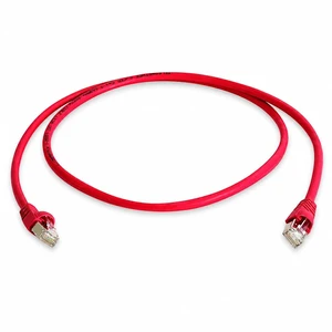 Telegärtner Cat6A RJ45 S/FTP Shielded LSZH Patch Cable Red Telegärtner Cat6A RJ45 S/FTP Shielded LSZH Patch Cable Red