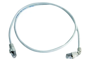 Telegartner Cat6A RJ45 S/FTP Shielded LSZH 90 Degree Patch Cable 2 Meter - 6.56 ft Telegartner Cat6A RJ45 S/FTP Shielded LSZH 90 Degree Patch Cable 2 Meter - 6.56 ft