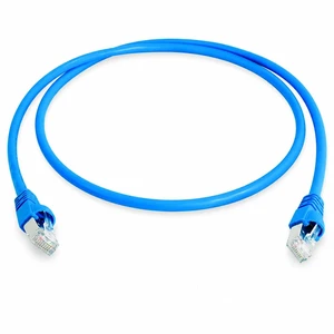 Telegartner Cat6A RJ45 S/FTP Shielded LSZH Mini Patch Cord Blue Telegartner Cat6A RJ45 S/FTP Shielded LSZH Mini Patch Cord Blue