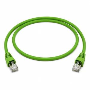 Telegärtner Cat5 RJ45 SF/UTP Shielded PVC Patch Cable Green Telegärtner Cat5 RJ45 SF/UTP Shielded PVC Patch Cable Green