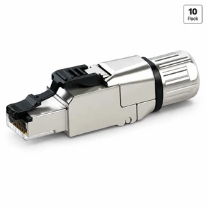 Telegärtner 100023087 Cat6A RJ45 Industrial Plug T568B AWG26-24 Pack of 10 Telegärtner 100023087 Cat6A RJ45 Industrial Plug T568B AWG26-24 Pack of 10