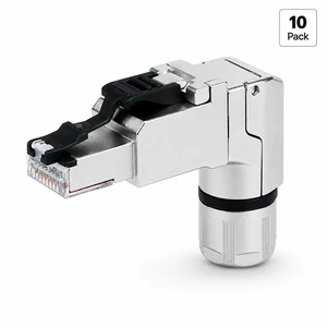Telegärtner 100023063 PROFINET RJ45 Right Angle Field Plug AWG24-22 Pack of 10 Telegärtner 100023063 PROFINET RJ45 Right Angle Field Plug AWG24-22 Pack of 10