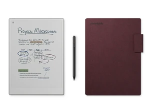 reMarkable - Paper Pro 11.8" Paper Tablet with Marker Plus and Mosaic Book Folio - Burgundy reMarkable - Paper Pro 11.8" Paper Tablet with Marker Plus and Mosaic Book Folio - Burgundy