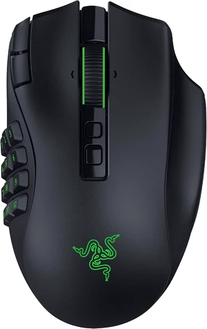 Razer - Naga V3 Pro MMO Wireless Gaming Mouse with Swappable Side Plates - Black Razer - Naga V3 Pro MMO Wireless Gaming Mouse with Swappable Side Plates - Black
