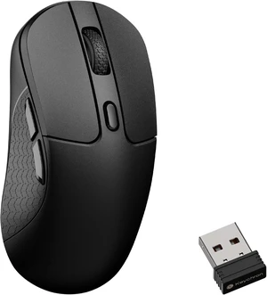 Keychron - M3 Wireless Mouse with PixArt 3950 (8K Polling Rate) Sensor - Black Keychron - M3 Wireless Mouse with PixArt 3950 (8K Polling Rate) Sensor - Black