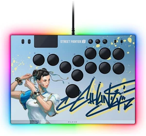 Razer - Kitsune All-Button Optical Arcade Controller for PS5 and PC - SF6 Chun-Li Edition Razer - Kitsune All-Button Optical Arcade Controller for PS5 and PC - SF6 Chun-Li Edition