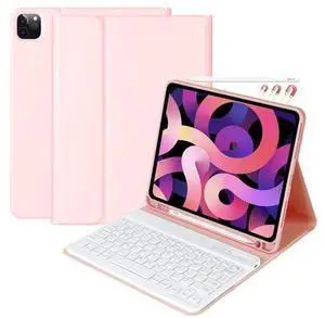 Keyboard Case for iPad Air 11 inch (M3 2025 / M2 2024) & iPad Pro 11 inch (4th/3rd/2nd/1st) Gen - Magnetic Detachable Bluetooth Keyboard with Pencil Holder for 10.9" iPad Air 4th/5th Gen (Pink) Keyboard Case for iPad Air 11 inch (M3 2025 / M2 2024) & iPad Pro 11 inch (4th/3rd/2nd/1st) Gen - Magnetic Detachable Bluetooth Keyboard with Pencil Holder for 10.9" iPad Air 4th/5th Gen (Pink)