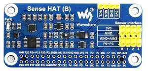 Sense HAT (B) for Raspberry Pi Onboard Multi Powerful Sensors Supports External Sensors Sense HAT (B) for Raspberry Pi Onboard Multi Powerful Sensors Supports External Sensors