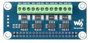 4-ch Current/Voltage/Power Monitor HAT for Raspberry Pi with I2C/SMBus Interface 4-ch Current/Voltage/Power Monitor HAT for Raspberry Pi with I2C/SMBus Interface