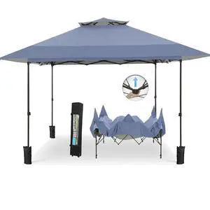 13x13 Outdoor Pop Up Canopy Tent,Easy Set up Straight Leg Outdoor Canopies One Push Folding Instant Shelter Tents for Beach,Party and Camping, 169 Sq. Ft of Shade 13x13 Outdoor Pop Up Canopy Tent,Easy Set up Straight Leg Outdoor Canopies One Push Folding Instant Shelter Tents for Beach,Party and Camping, 169 Sq. Ft of Shade