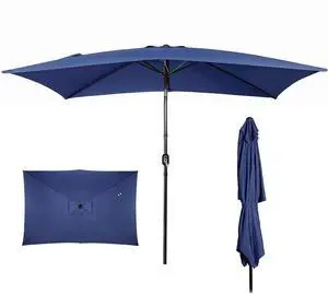 Square Patio Umbrellas,Tilting Outdoor Market Umbrella,Polyester Fabric Yard Sun Shade Umbrellas,Waterproof Beach Umbrella,with Ribs,for Garden Deck Backyard Poolside Square Patio Umbrellas,Tilting Outdoor Market Umbrella,Polyester Fabric Yard Sun Shade Umbrellas,Waterproof Beach Umbrella,with Ribs,for Garden Deck Backyard Poolside