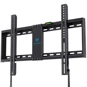 Fixed TV Wall Mount Bracket for 32-82 Inch LED, LCD, and OLED Flat Screen TVs - Fits 16- 24 Wood Studs, Fixed TV Mount with VESA 600 x 400mm Holds up to 132 lbs, PSLLK1 Fixed TV Wall Mount Bracket for 32-82 Inch LED, LCD, and OLED Flat Screen TVs - Fits 16- 24 Wood Studs, Fixed TV Mount with VESA 600 x 400mm Holds up to 132 lbs, PSLLK1