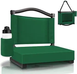 Stadium Seats with Back Support and Thick Cushion Bleacher Seats with Backs and Cushion Wide, Stadium Chairs Include Shoulder Strap and Pocket, Perfect for Sports Events Stadium Seats with Back Support and Thick Cushion Bleacher Seats with Backs and Cushion Wide, Stadium Chairs Include Shoulder Strap and Pocket, Perfect for Sports Events