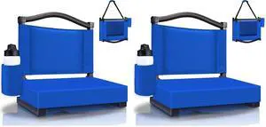 Stadium Seats with Back Support and Thick Cushion Bleacher Seats with Backs and Cushion Wide, Stadium Chairs Include Shoulder Strap and Pocket, Perfect for Sports Events Stadium Seats with Back Support and Thick Cushion Bleacher Seats with Backs and Cushion Wide, Stadium Chairs Include Shoulder Strap and Pocket, Perfect for Sports Events