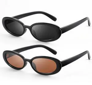 Sunglasses Womens Retro Oval Sunglasses for Women Men Fashion Small Oval Sun Glasses 90s Vintage Driving Shades Sunglasses Womens Retro Oval Sunglasses for Women Men Fashion Small Oval Sun Glasses 90s Vintage Driving Shades