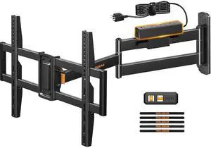 Long Arm TV Wall Mount Full Motion with Surge Protection Power Strip for 3875 Inch TVs, Corner TV Mount with 31.5 Long Extension, Swivel, Tilt, Max VESA 600x400mm, Holds up to 100 lbs Long Arm TV Wall Mount Full Motion with Surge Protection Power Strip for 3875 Inch TVs, Corner TV Mount with 31.5 Long Extension, Swivel, Tilt, Max VESA 600x400mm, Holds up to 100 lbs