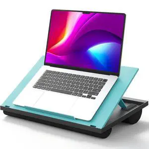 Adjustable Lap Desk - with 8 Adjustable Angles & Dual Cushions Laptop Stand for Car Laptop Desk, Work Table, Lap Writing Board & Drawing Desk on Sofa or Bed, HNLD2TB Adjustable Lap Desk - with 8 Adjustable Angles & Dual Cushions Laptop Stand for Car Laptop Desk, Work Table, Lap Writing Board & Drawing Desk on Sofa or Bed, HNLD2TB
