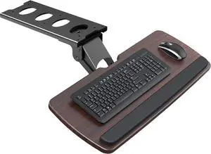 Keyboard Tray Under Desk, 360 Adjustable Ergonomic Sliding Keyboard & Mouse Tray, Under Desk Keyboard Tray Slide Out, Keyboard Holder Under Desk for Typing in Home, Office Work, 25"W x 9.84"D Keyboard Tray Under Desk, 360 Adjustable Ergonomic Sliding Keyboard & Mouse Tray, Under Desk Keyboard Tray Slide Out, Keyboard Holder Under Desk for Typing in Home, Office Work, 25"W x 9.84"D