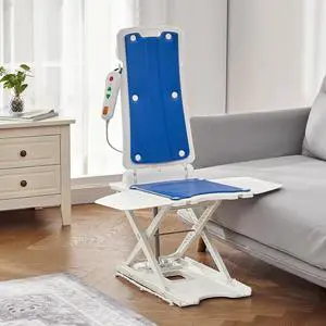 2-in-1 Electric Chair Lift for Elderly Floor Lift & IP68 Waterproof Bath Lift for Tub, Foldable, 308 lbs Capacity, Remote Control, Height Adjustable 2.3"-18.9", for Fall Recovery & Home Care 2-in-1 Electric Chair Lift for Elderly Floor Lift & IP68 Waterproof Bath Lift for Tub, Foldable, 308 lbs Capacity, Remote Control, Height Adjustable 2.3"-18.9", for Fall Recovery & Home Care